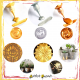 Set 3 Colors Metallic Gold Silver Copper Pegmit 50 ML Intense Deep Color